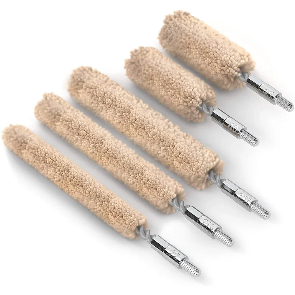 Kit de limpieza de pistola táctica, 16 unidades/juego, varilla de latón Universal para pistola, Kit de limpieza de barril de calibre.22 9mm, accesorios de caza - imagen 4