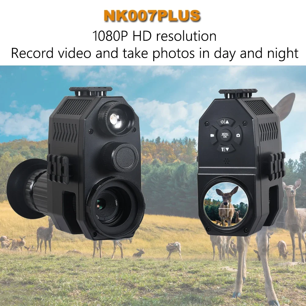 Megaorei Visor de visión nocturna monocular con cámara IR y vídeo - imagen 4