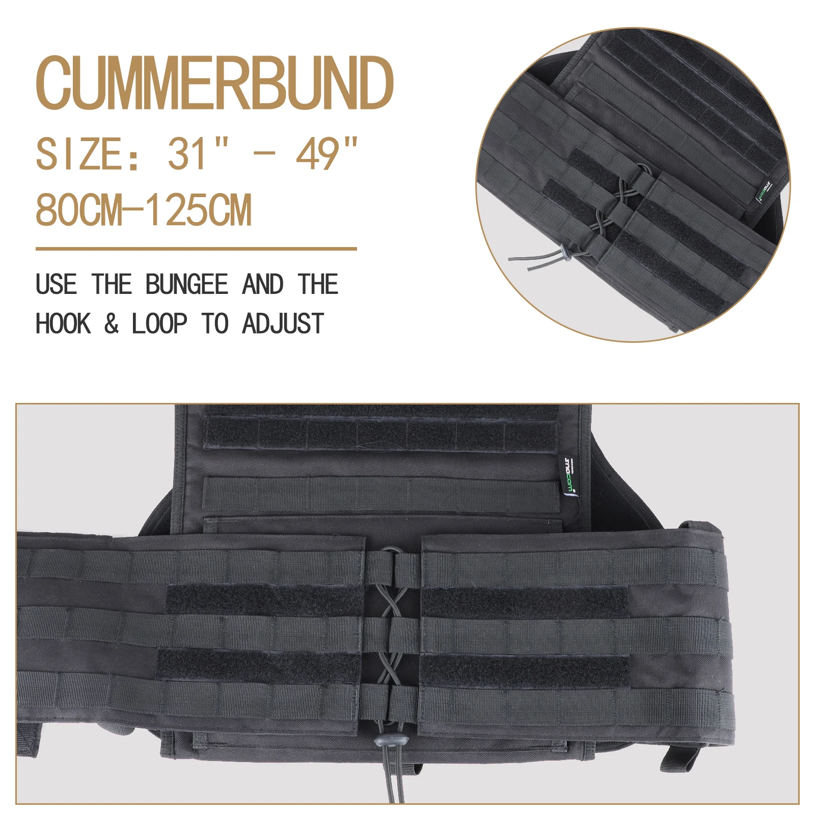 MGFLASHFORCE-chaleco táctico militar Molle para hombre, portador de placa ligero, Airsoft, Paintball, Chaleco de combate del ejército - imagen 5