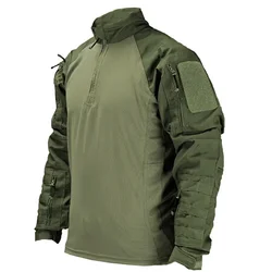 Camisa táctica manga larga transpirable para Airsoft y Paintball