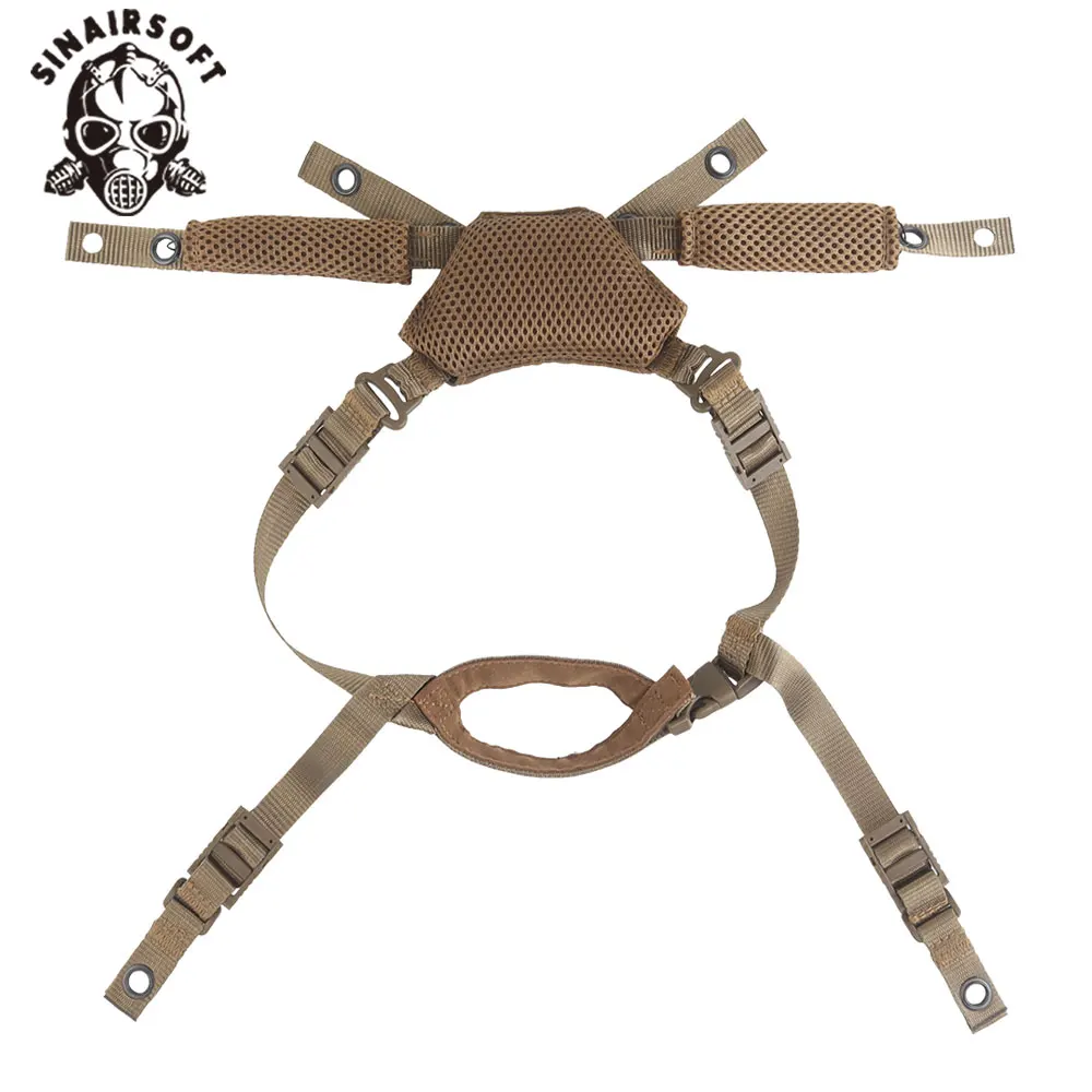 Equipo Wendy FAST MICH casco correa para la barbilla sistema de suspensión accesorio de repuesto ajustable para accesorios de ropa de caza - imagen 2