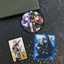 Parche estampado de Chica de Anime, insignia de moral de belleza con gancho y bucle, mochila militar táctica, brazalete, sombreros, pegatinas, parches para ropa