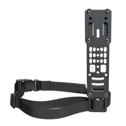 Adaptador de funda Modular táctica, Kit de correa para pierna MHA LSK, 3 orificios MOLLE, placas receptoras de horquilla QLS ajustables para adaptador G19