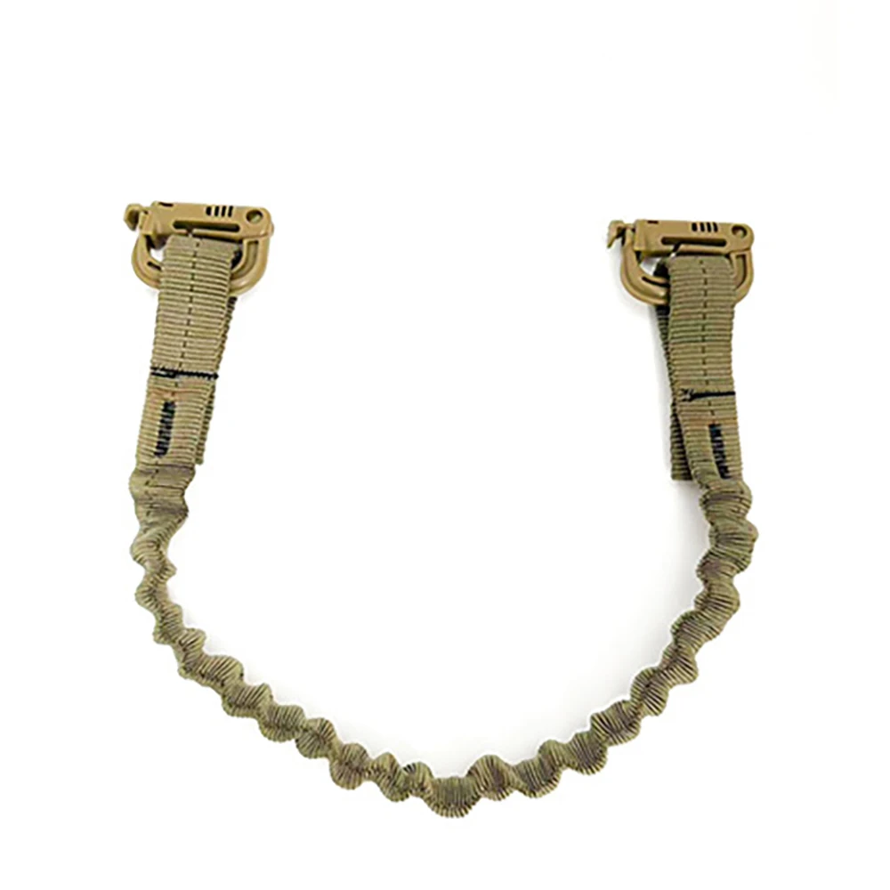 Deportes de caza al aire libre entusiastas militares táctico doble hebilla cuerda elástica armas captura anillo fijo lanzador fijo - imagen 2