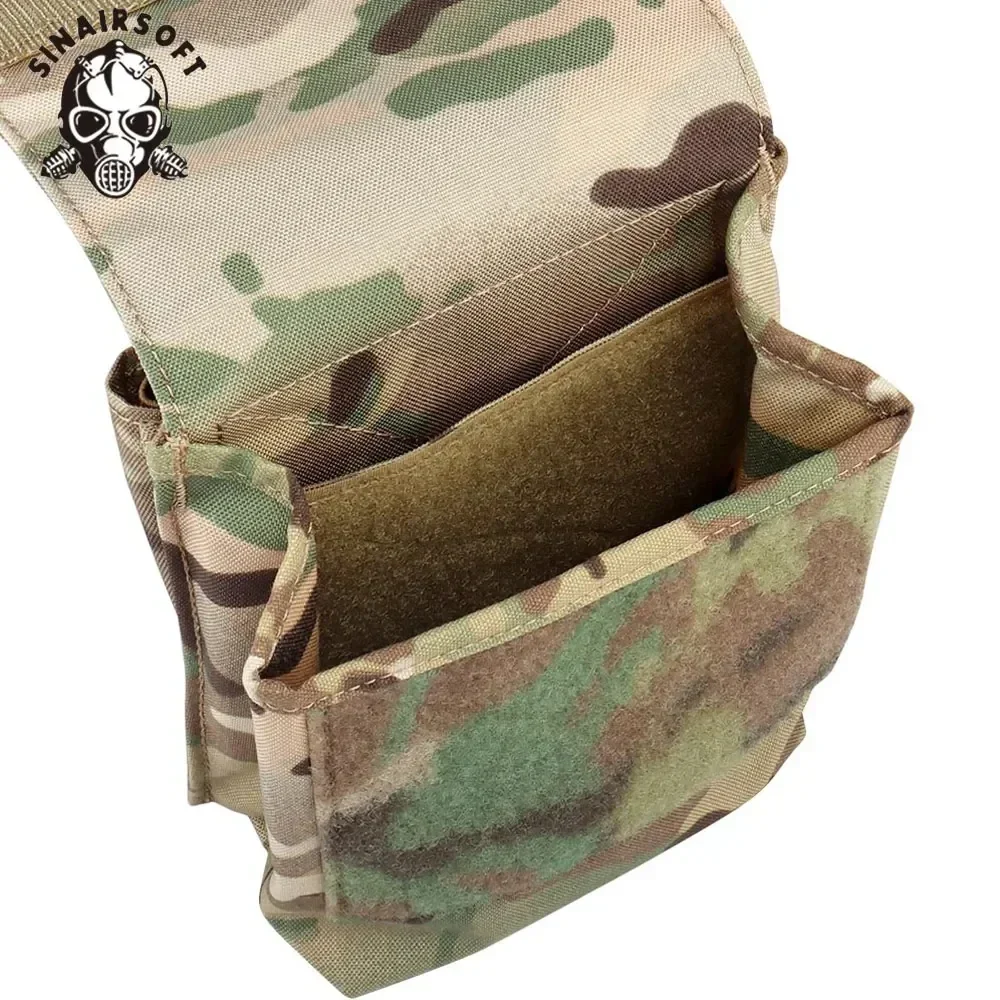 Bolsa multifuncional para revistas estilo SS 500D, bolsillo magnético de nailon negro para portador de platos, accesorios Molle, equipo táctico - imagen 4