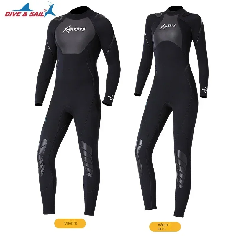Traje de neopreno de triatlón para hombre de 1,5mm, traje de neopreno de manga larga de una pieza, traje de buceo ultraelástico para natación en aguas abiertas - imagen 4