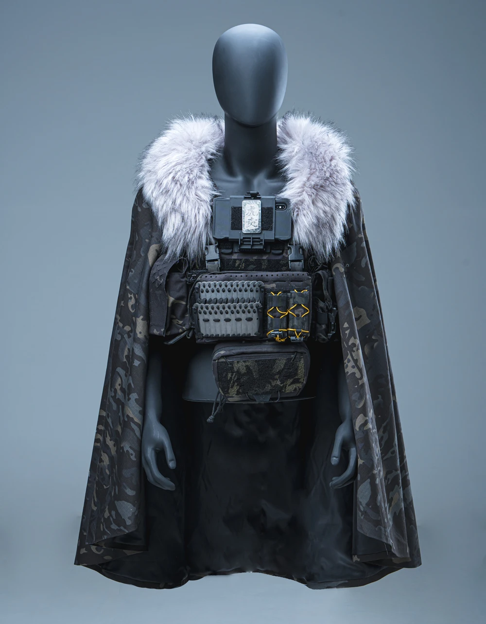 COSPLAY Capa montable de combate de estilo chino para chaleco táctico, accesorio de equipo táctico de camuflaje para exteriores - imagen 3