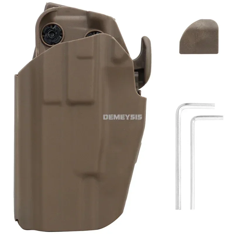Funda táctica para pistola derecha e izquierda, fundas para cinturón de tiro para GLOCK 17 20 21 22 31 37 SIG P225, funda de transporte para pistolas - imagen 2