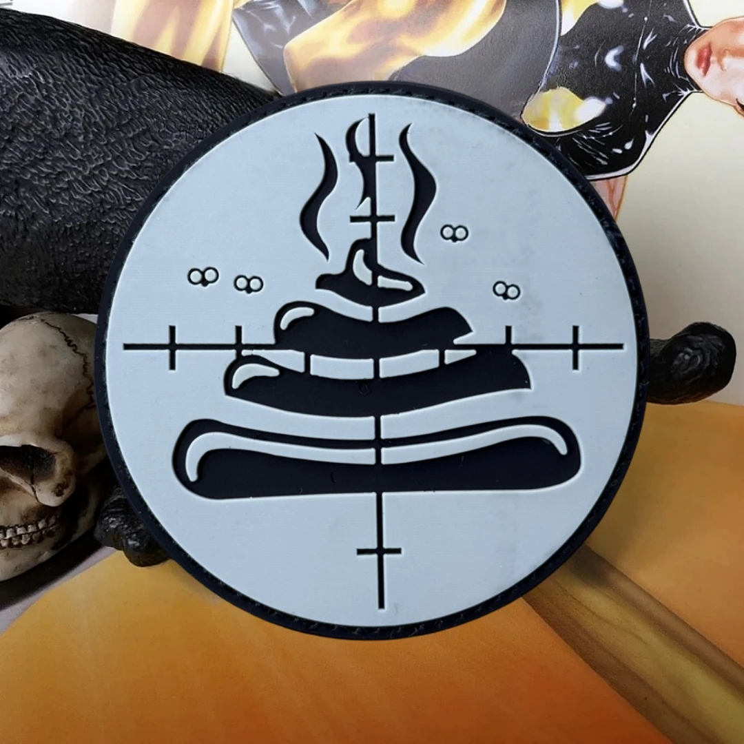 Shoot The Shlt-parche divertido, insignia de moral táctica, parches de gancho y bucle de PVC 3D para ropa, pegatina de equipo militar del ejército - imagen 3