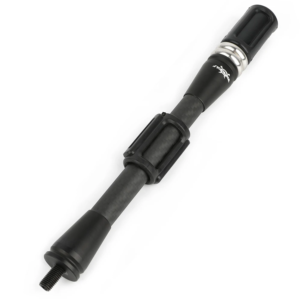 Tiro con arco 3K arco compuesto de carbono amortiguador estabilizador varilla de equilibrio para reducir el ruido tiro al aire libre HUnting - imagen 5