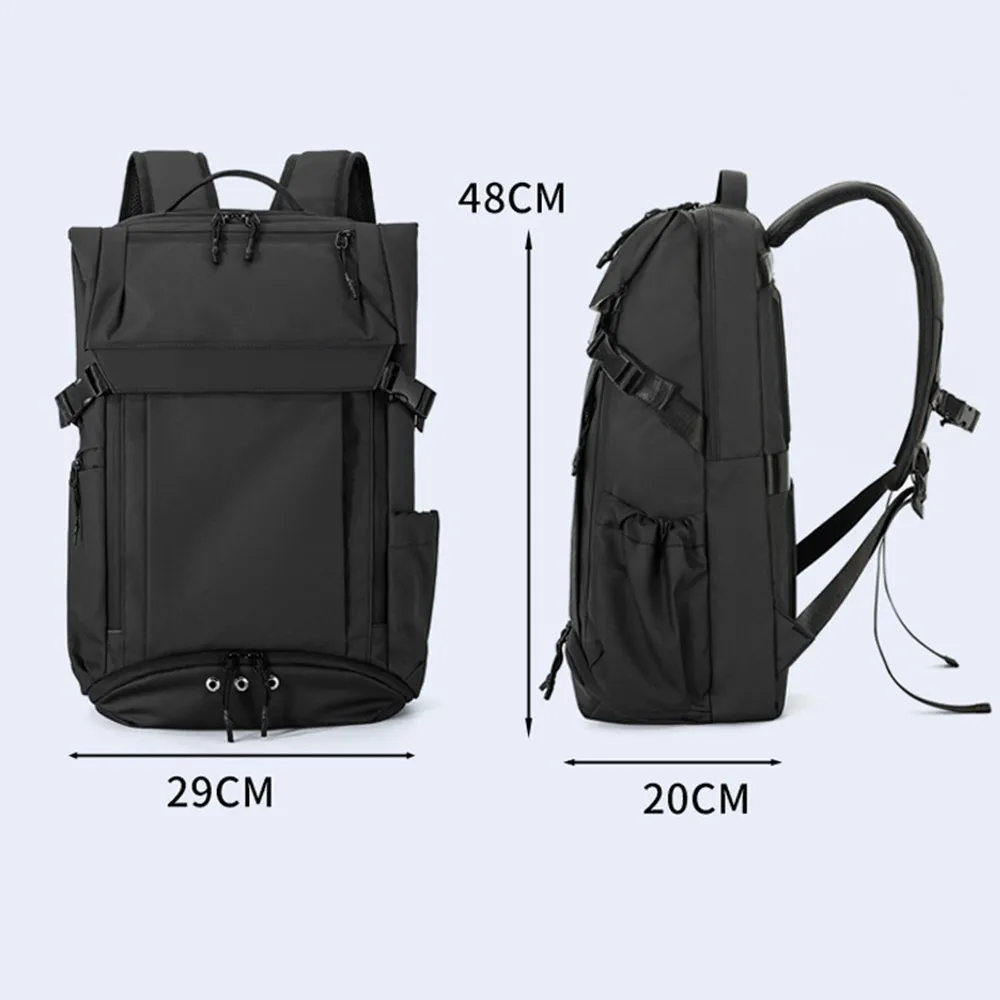 Bolsa de Montañismo para acampar al aire libre, mochila de senderismo y escalada, mochila de viaje multifuncional, mochila escolar de negocios, portátil Pokect - imagen 3