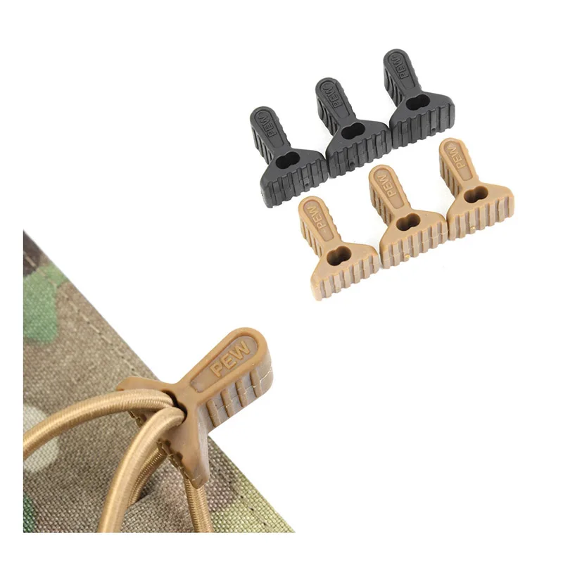 6 uds al aire libre táctico D3CRM D3CRX chaleco pecho accesorios colgantes estilo tiradores de goma - imagen 2