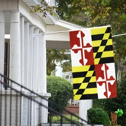 Bandera de Maryland estatal – tapiz de poliéster para decoración