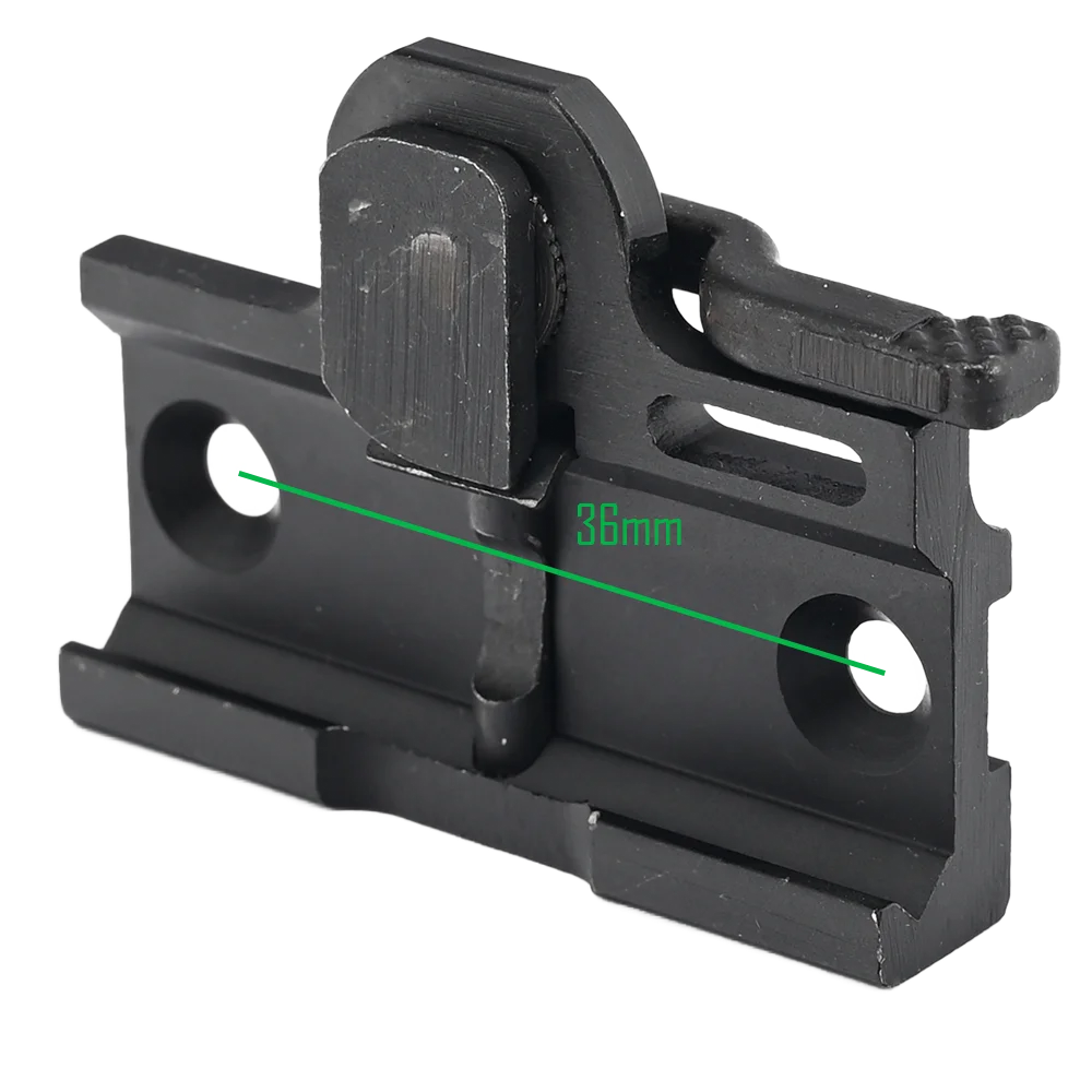 Base de montaje para luces tipo punto rojo M4/Surefire compatibles con M951 M961 M910 - imagen 3