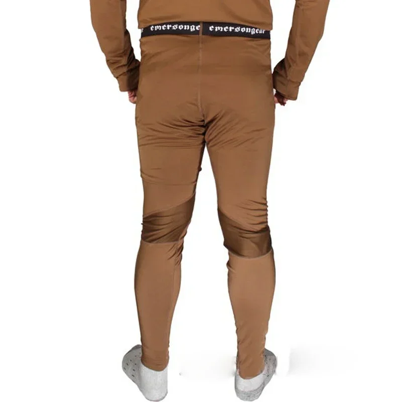 Emersongear, pantalones cálidos tácticos transpirables para entrenamiento, térmicos, cálidos para invierno, hogar, exterior, senderismo, caza, deportes diarios CB EM6858 - imagen 4