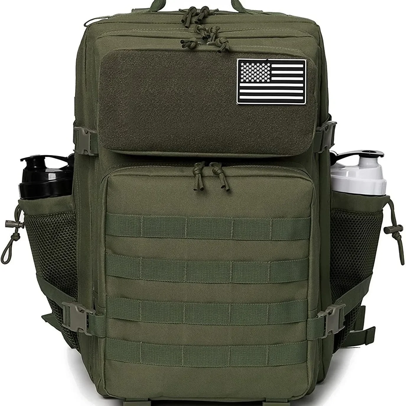 Mochila táctica Molle F 45L, mochila MOLLE de caza, gimnasio para hombres EDC, mochila de supervivencia para senderismo al aire libre, portabotellas de bruja - imagen 2