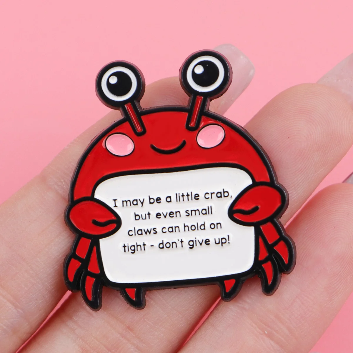 Broches de esmalte animales motivacionales para chaqueta y mochila - imagen 5
