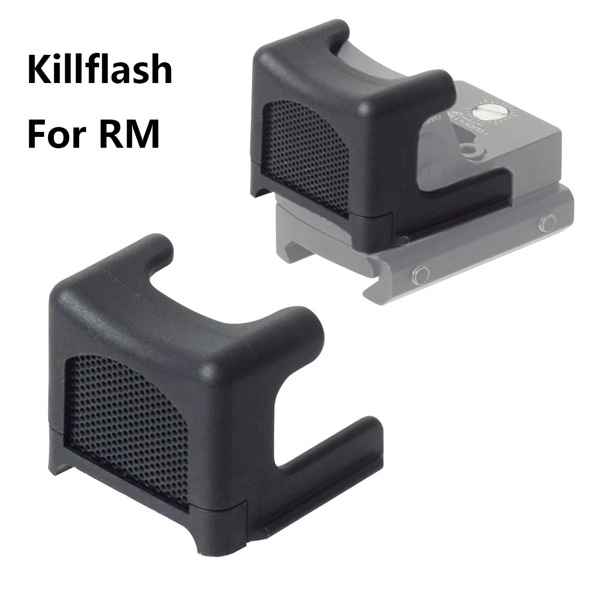 Mira réflex táctica RM HD de punto rojo, mira óptica de puntería ajustable, compatible con riel de 20mm, Airsoft G17 G19 AR15 M4 - imagen 5