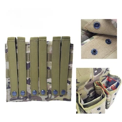 Portacargadores triple MOLLE táctico para fusil AK y M4 – Camuflaje