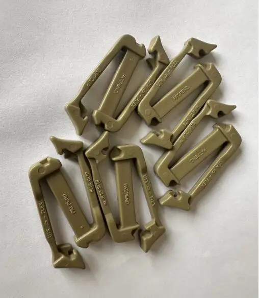 Accesorios de mochila para chaleco deportivo, hebilla japonesa de doble apertura con Clip bidireccional, 5 piezas, 2,5 CM - imagen 2