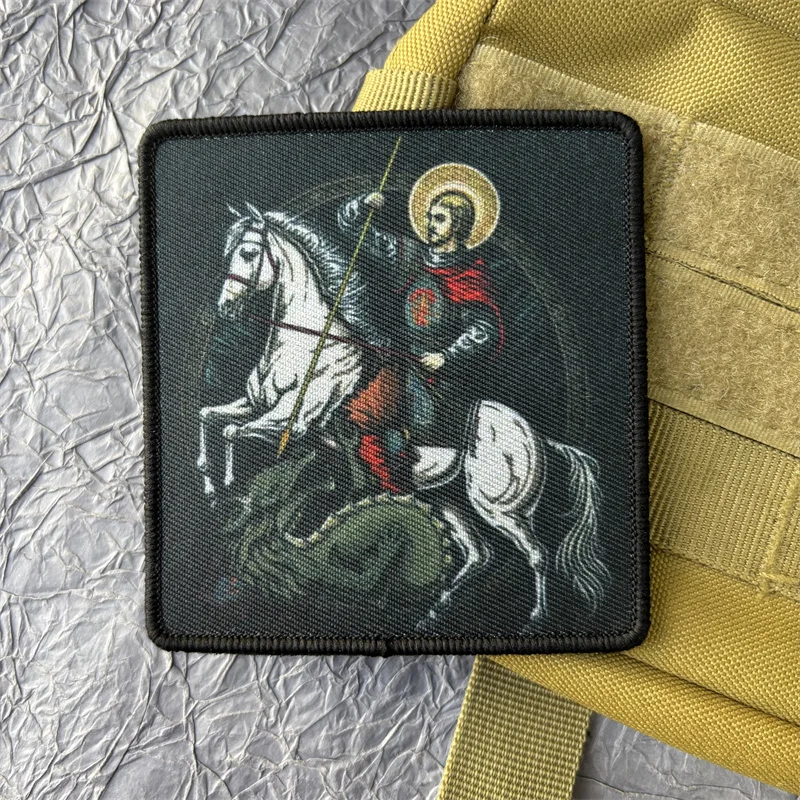 Parche militar "Victor St. George", insignia de moral táctica, parches de gancho y bucle, mochila, ropa, pegatina decorativa, brazalete - imagen 2