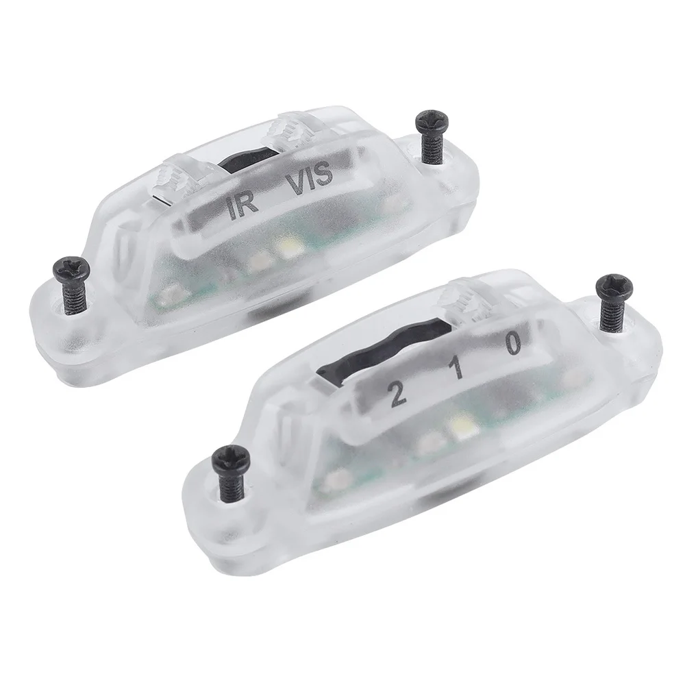 2Pcs Taktische Helm Licht ARC Schiene Signal Licht IR/Weiß LED Taschenlampe für Airsoft Militar Ausbildung ARC modulare Schnelle Helm - imagen 2