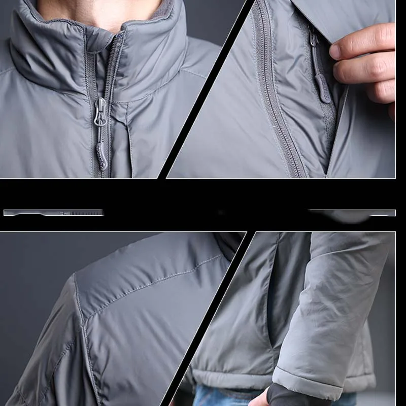 Parkas cálidas de invierno para hombre, cortavientos, chaquetas tácticas militares, gruesas, ropa de caza, Camping, senderismo, abrigo Polar impermeable - imagen 5