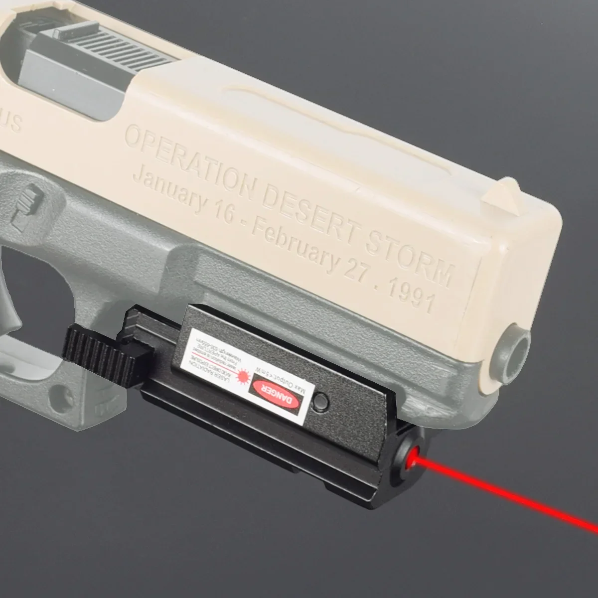 Mira láser táctica de punto rojo, pistola de mano, Rifle, puntero láser, 20mm, riel Picatinny Weaver, caza, tiro - imagen 2