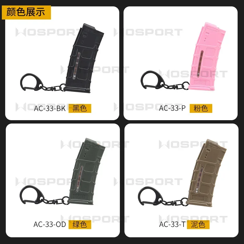 WOSPORT-llavero de modelo táctico MPMAG, colección de engranajes, mochila decorativa, adorno de encanto - imagen 5