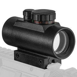 Mira táctica punto rojo 1x40 colimador riel 11mm 20mm caza