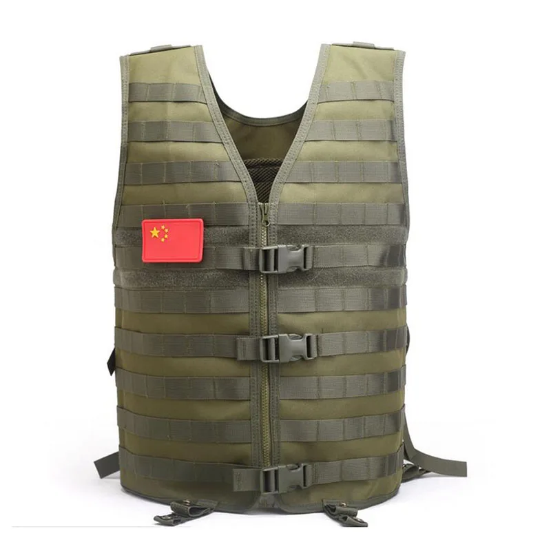 Chaleco táctico Molle militar Swat, chaleco Airsoft de utilidad, chaleco para deportes al aire libre para pesca CS, equipo de caza ajustable - imagen 4