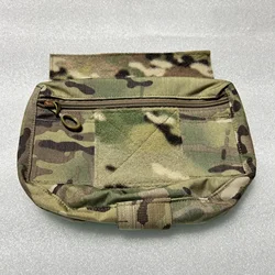 FERRO Chaleco táctico MOLLE con bolsa de expansión abdominal