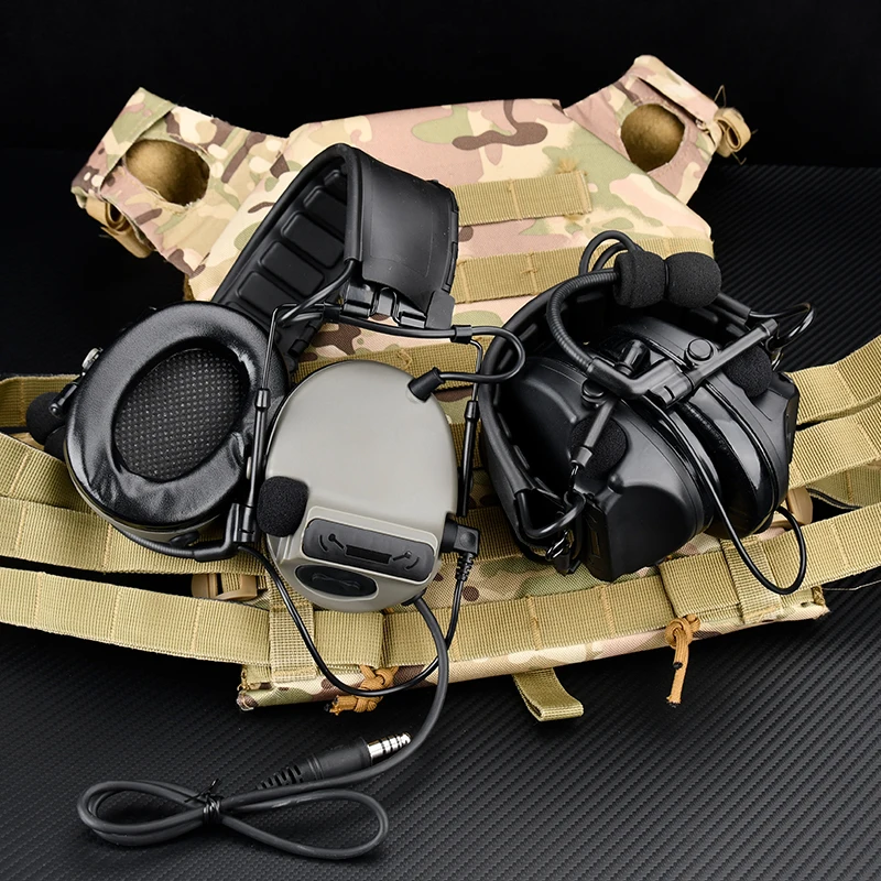 WADSN Auriculares tácticos amplificados para tiro y caza - imagen 4
