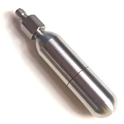 Cartucho CO2 recargable mini 3/8-24 UNF para inflado de bebidas