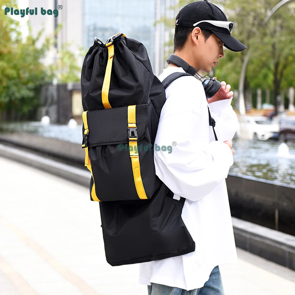 Mochila para Longboard de 90CM/120CM, bolsa para monopatín de gran capacidad con almacenamiento para casco, nueva mochila para surf y patines AMB336 - imagen 5