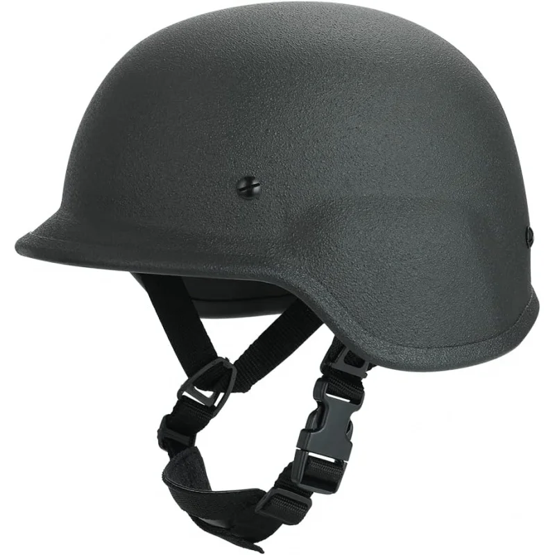 Casco táctico de acero para exteriores, equipo de cabeza de combate, armadura, protección de juego de guerra M88 - Tamaño: 56 ~ 60 cm, negro
