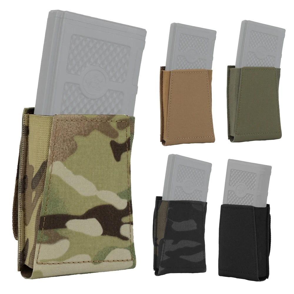 AR15 AK47 bolsa abierta para revistas, bolsa individual para revistas, caza, combate, Molle Mag, caja para revistas, antorcha, bolsa para teléfono - imagen 2