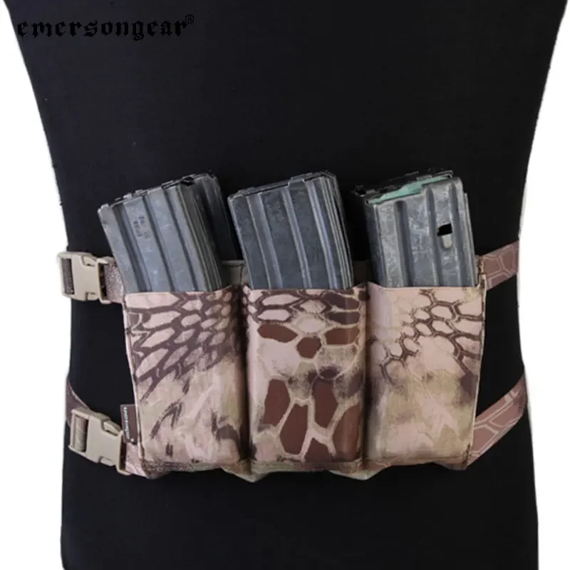 Emersongear-bolsa táctica M4 Triple para revistas, bolsa Mag 556, senderismo, Camping, MOLLE, Airsoft, bolsillo de caza, nailon para exteriores EM2388 - imagen 5