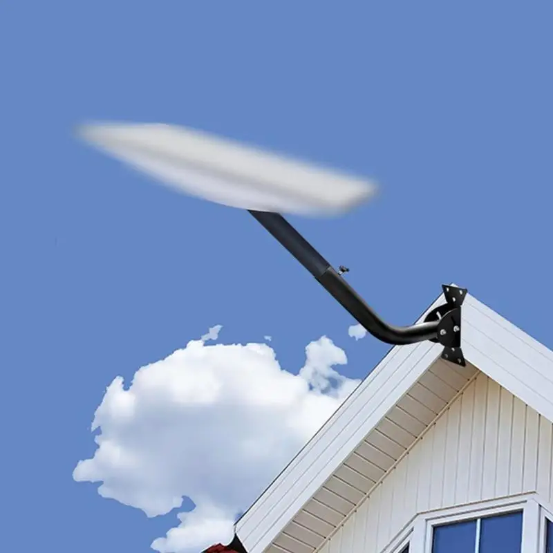 Soporte aluminio esquina y altura modificable para antenas Internet por satélite exteriores que resaltan y - imagen 3