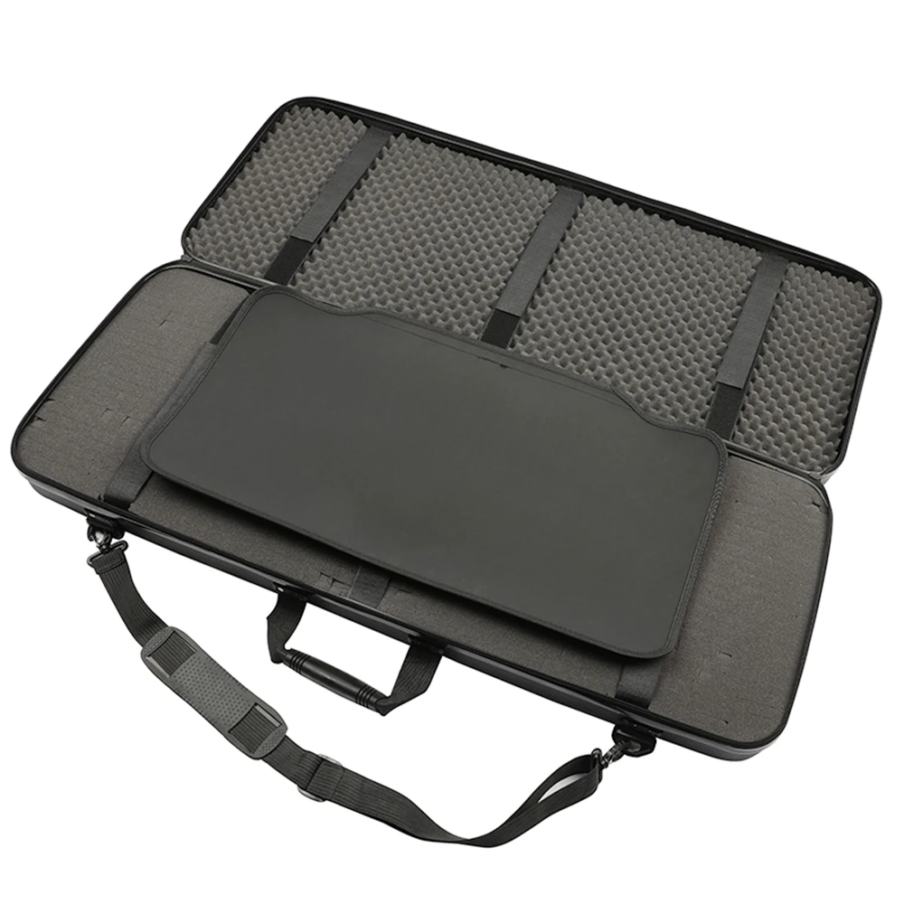 Estuche para arco de tiro con arco, plástico duro ABS, 95x36x14cm, estuche de almacenamiento de mano o hombro, caja de protección para tiro con arco y flecha y caza - imagen 4