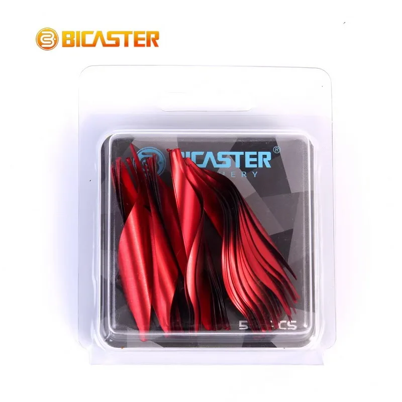 Bicaster Spin Vanes Fletches de paletas de flecha LH/RH de 2 pulgadas - 50 piezas - imagen 5