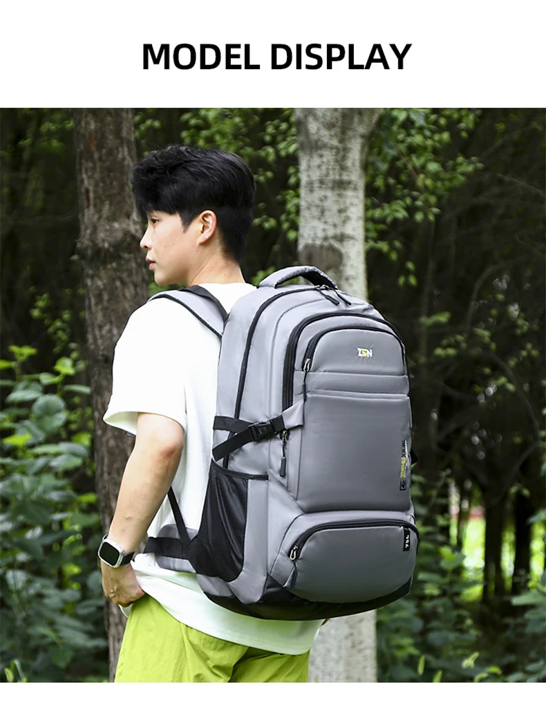 Mochila abierta y almacenamiento