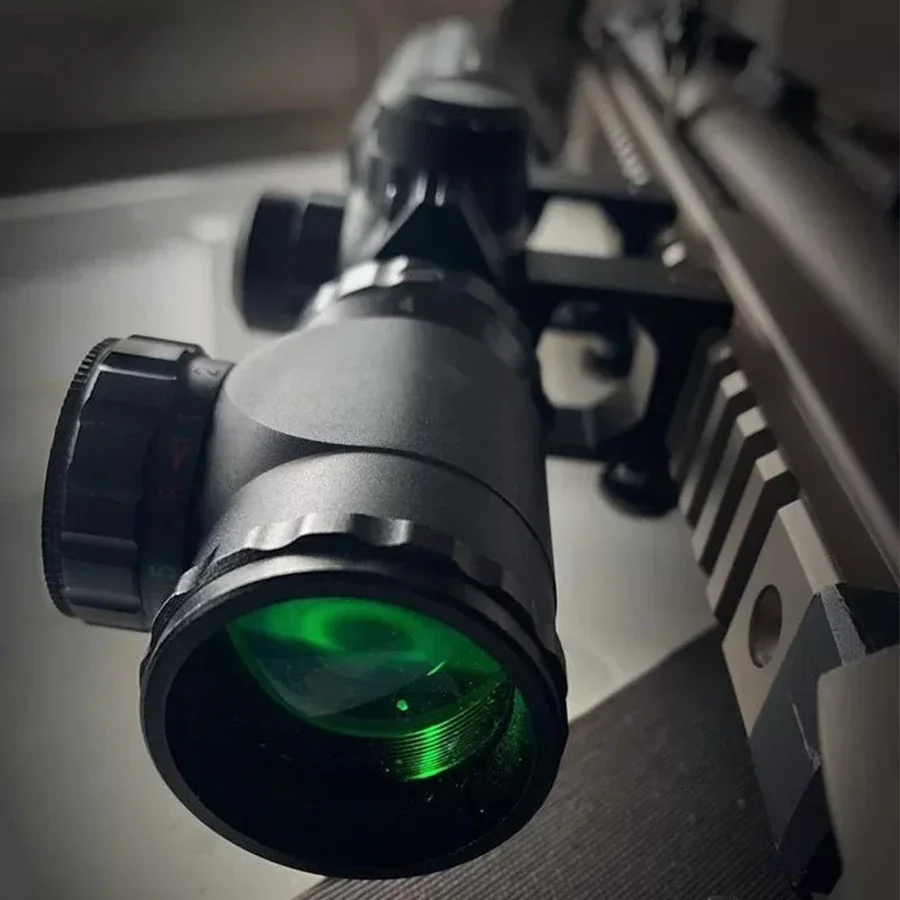 Alcance de rifle Aoe 2-6X32 con retícula de telémetro, iluminación roja/verde y objetivo ajustable - imagen 4