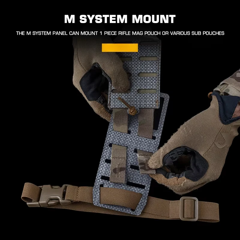 Adaptador de bolsa táctica Modular ligera WG Single Mag para cinturón de entrenamiento de tiro, funda de sistema MOLLE con plataforma de pierna caída - imagen 5
