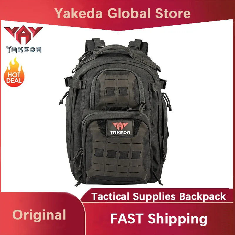 YAKEDA Mochila Táctica 40L Impermeable Exterior Camping Senderismo