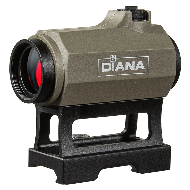 DIANA mira punto rojo retícula iluminada Picatinny co-witness - imagen 3