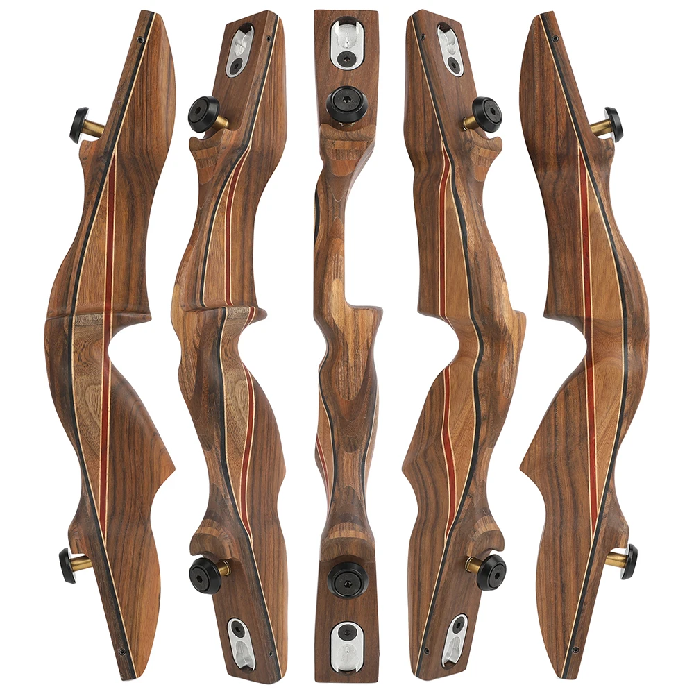 KAIMEI-Arco recurvo de tiro para mano derecha, herramienta con mango de madera, interfaz ILF, 60 '', 30-60 libras, 710 - imagen 3