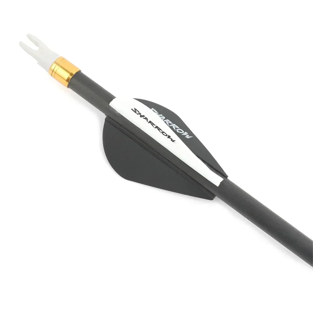 Plumas de goma para tiro con arco recurvo, eje de varillas para manualidades, accesorios de caza, 2 pulgadas, 100/200 piezas - imagen 4