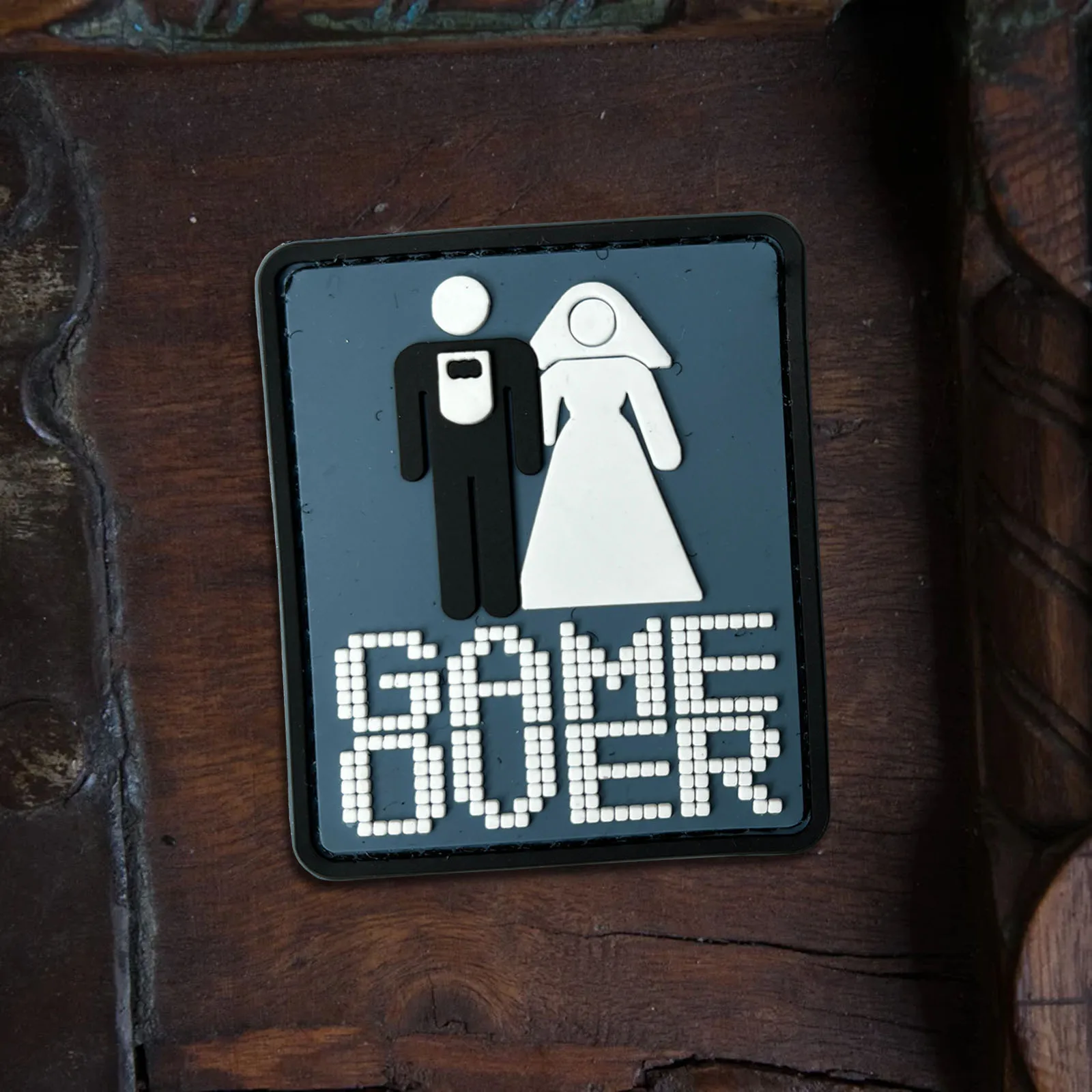 Parche táctico de juego sobre parches divertidos de Paintball, parches de gancho y bucle de PVC, insignia de moral Airsoft, brazalete del ejército militar, pegatinas para mochila