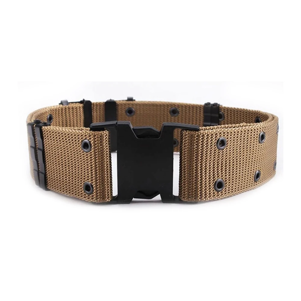 Cinturón táctico de liberación rápida para deportes al aire libre para hombre, cinturón de tela Oxford para caza, cinturón de combate multifunción - imagen 5